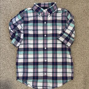 NWT Janie & Jack Plaid Shirt, 8